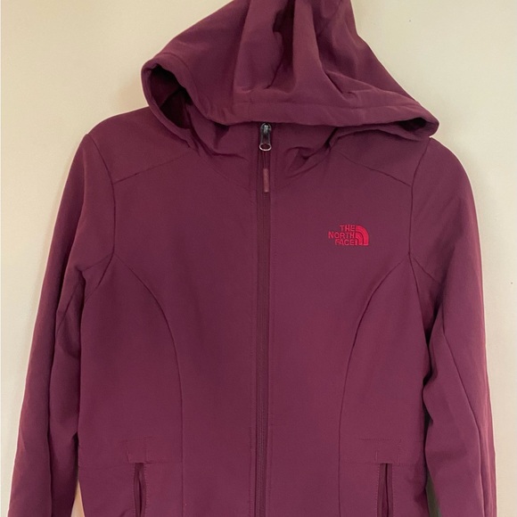 The northern face woman’s SHLBERSCHL  hoodie standard s/m Radishes burgundy - Picture 2 of 12
